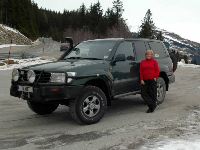 Diane and the Land Cruiser